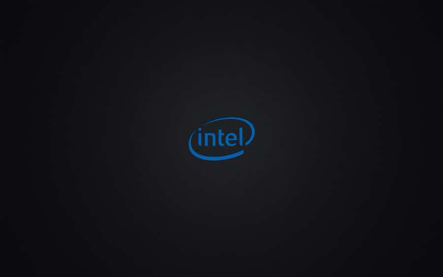 Intel Logo Dark Background Wallpaper