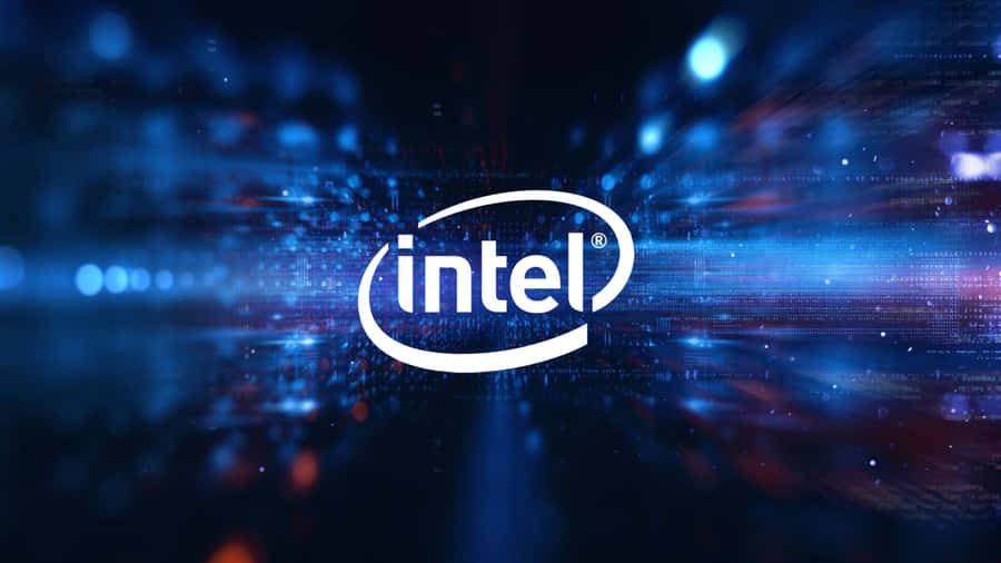Intel Logo Digital Backdrop Wallpaper
