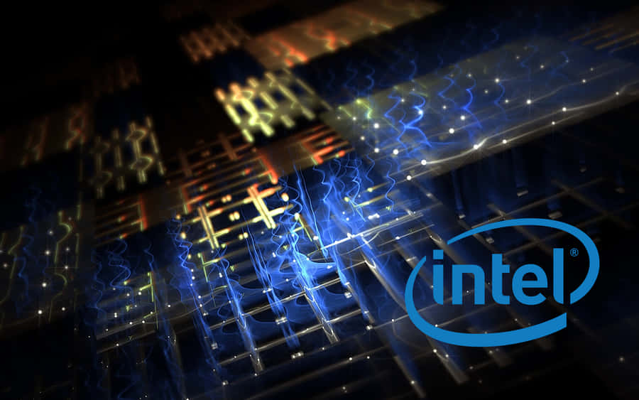 Intel Logoon Circuit Board Wallpaper