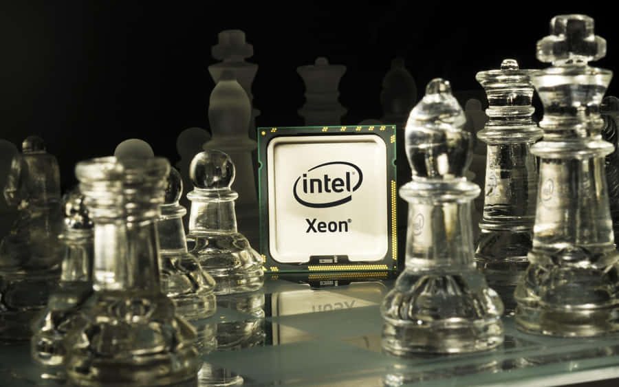 Intel Xeon Chessboard Strategy Wallpaper