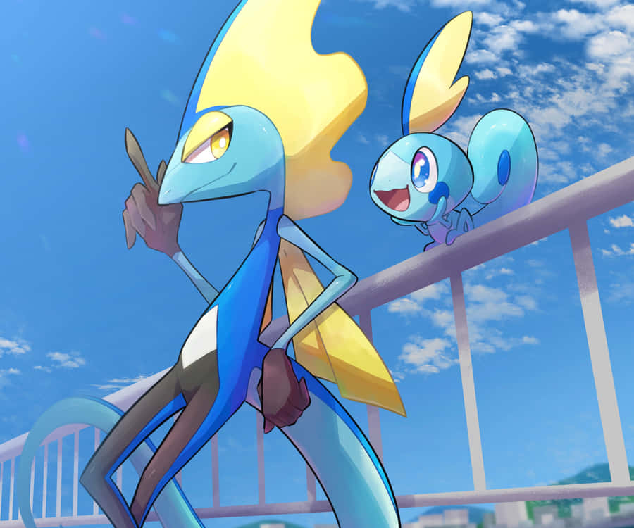 Inteleon And Sobble Pokemon Pfp Wallpaper