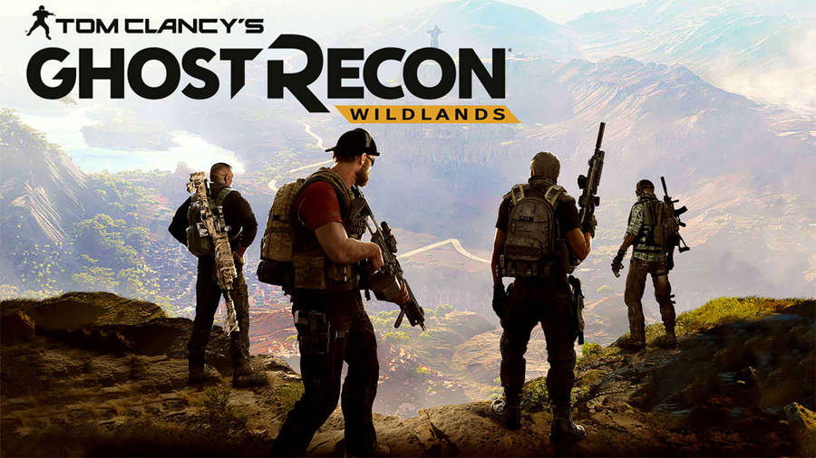 Intense Action In Ghost Recon Wildlands - Team Poster Wallpaper