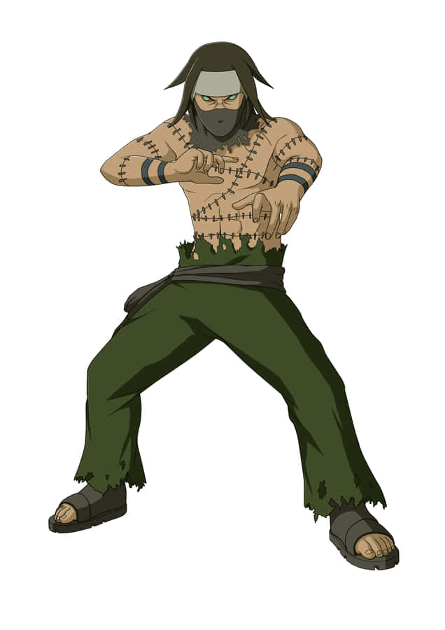 Intense Akatsuki Kakuzu In Action Wallpaper