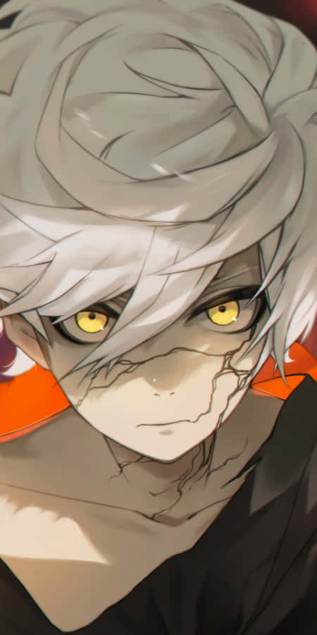 Intense_ Anime_ Character_ Closeup.jpg Wallpaper