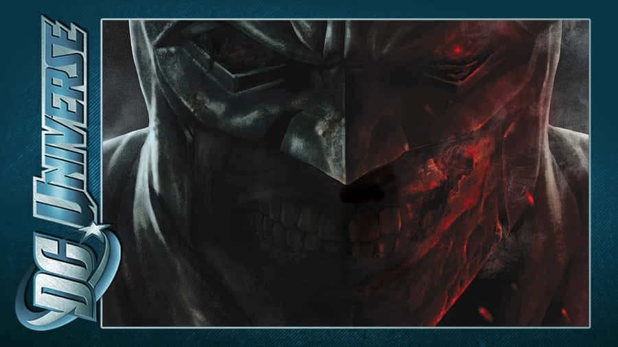 Intense Batman Portrait D C Universe Wallpaper