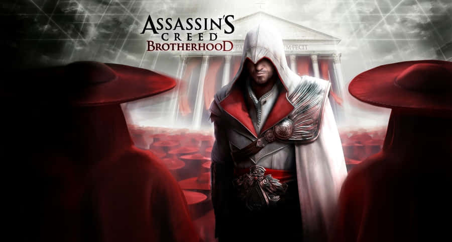 Intense Battle In Assassin's Creed Brotherhood Wallpaper