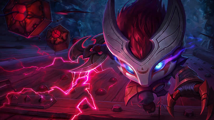 Intense Battle In Moba Game Arena Wallpaper