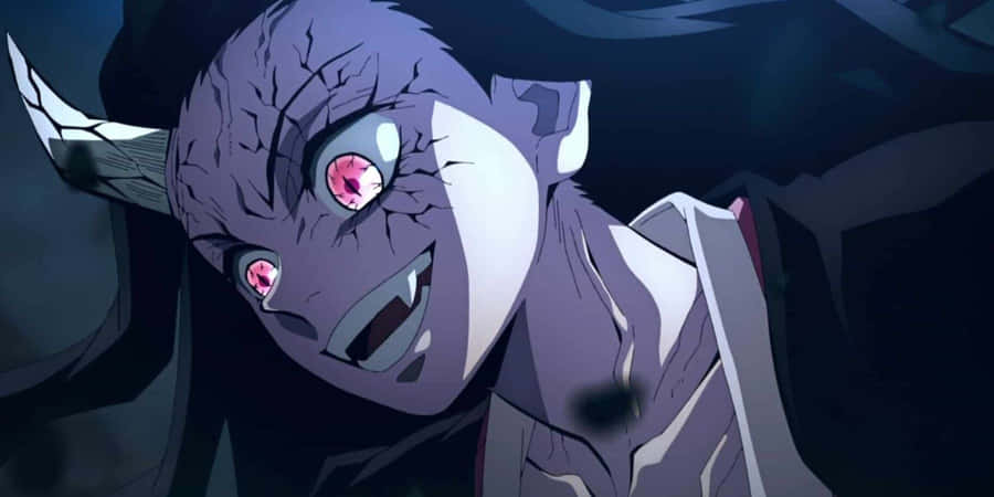 Intense Battle Scene From Demon Slayer Wallpaper