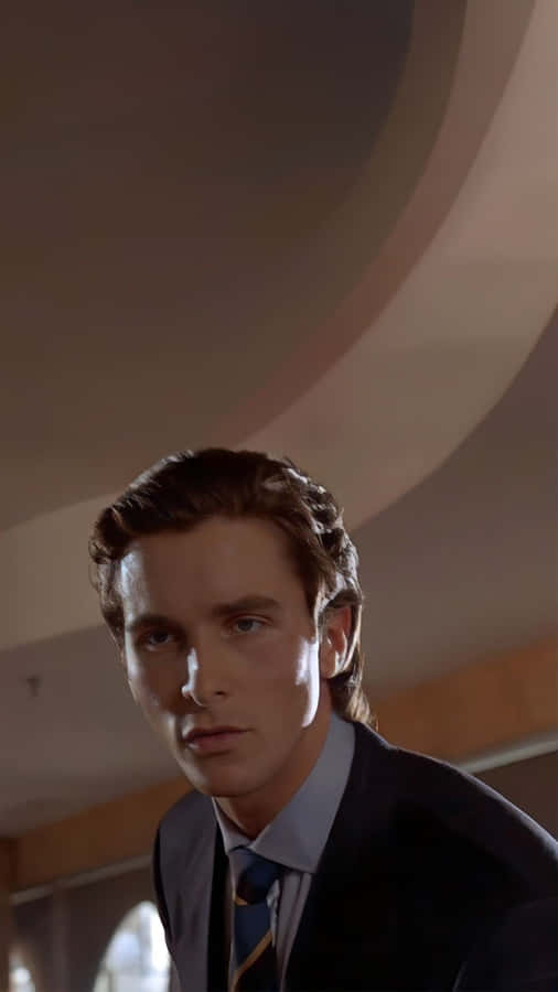 Intense Businessman Portrait Wallpaper