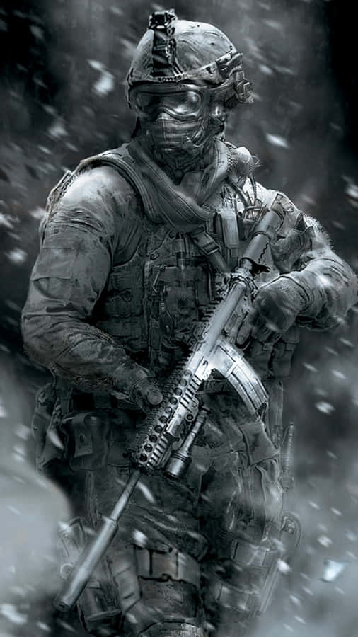 Intense Call Of Duty Gameplay In Action Wallpaper