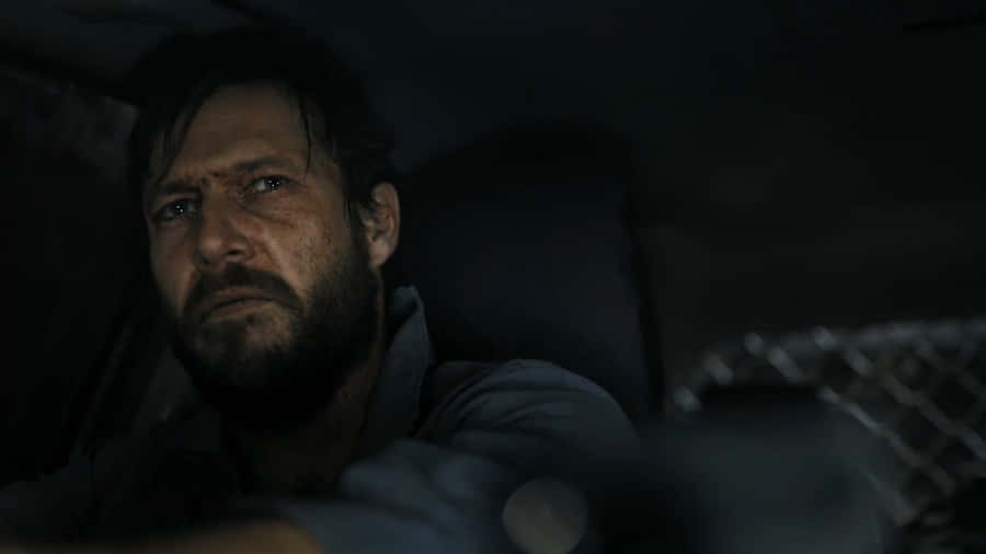 Intense Car Scene Luke Bracey Wallpaper