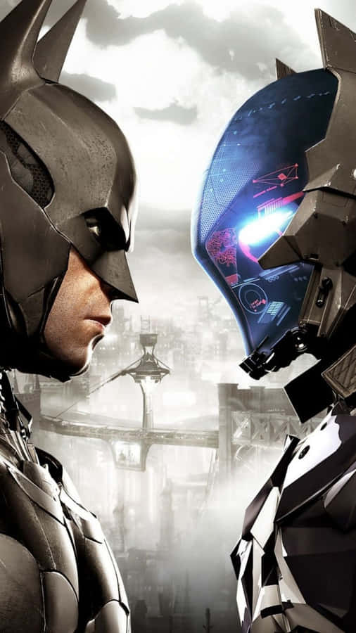 Intense Combat In Batman: Arkham Knight Game Wallpaper