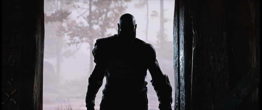 Intense Dark Gaming Action Scene Wallpaper