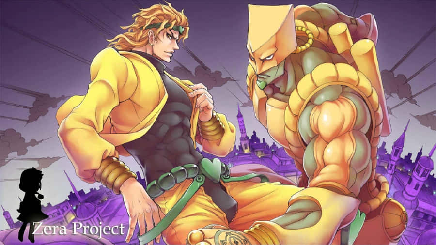 Intense Diego Brando From Jojo's Bizarre Adventure Wallpaper
