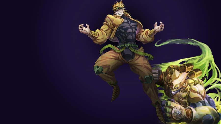 Intense Diego Brando From Jojo's Bizarre Adventure Wallpaper