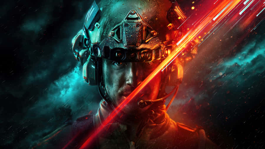 Intense First-person Shooter Gaming Action Wallpaper