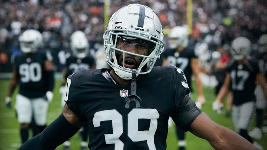 Intense Football Player Number39 Wallpaper