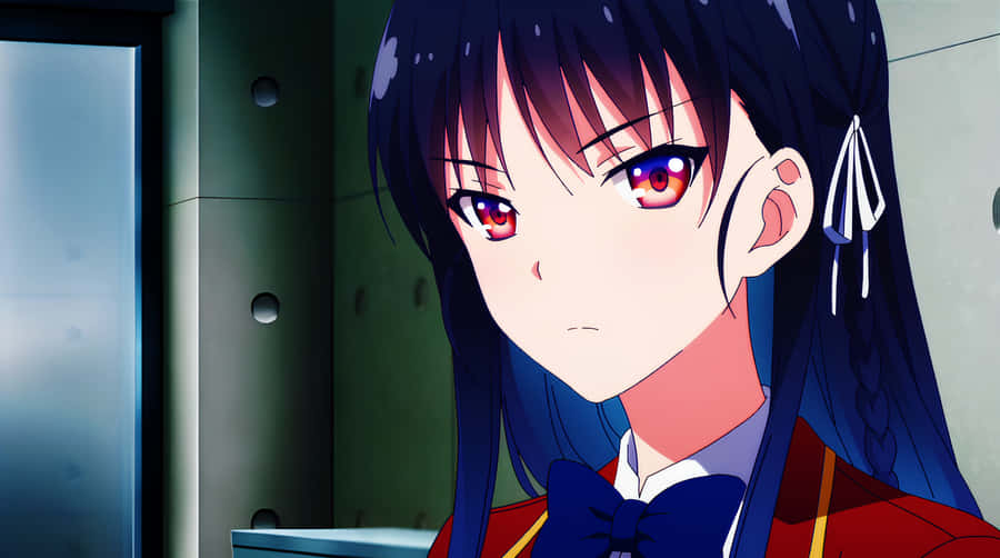 Intense Gaze Anime Character Wallpaper