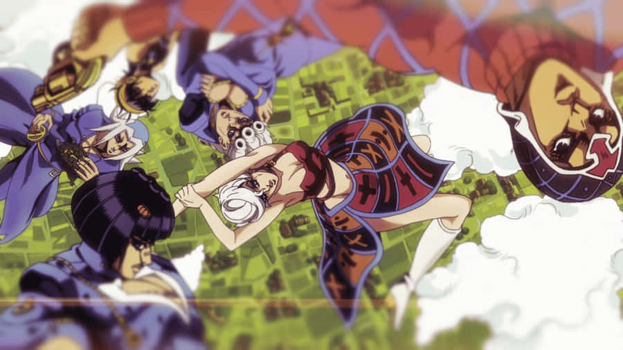 Intense Guido Mista Staring Into Action Wallpaper