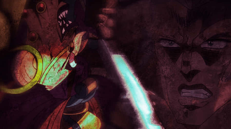 Intense Jean Pierre Polnareff Artwork Wallpaper