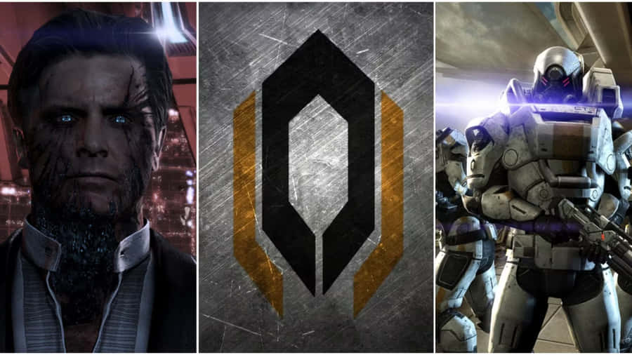 Intense Mass Effect Cerberus Battle Scene Wallpaper