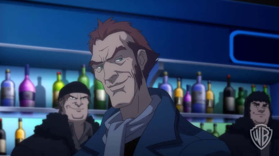 Intense Moment Between Batman And The Joker In Batman: Assault On Arkham Wallpaper