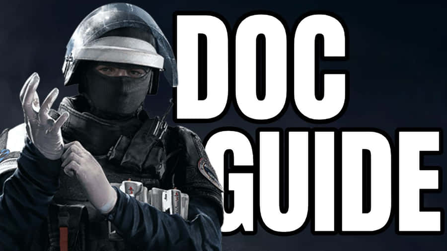 Intense Moments With Doc In Rainbow Six Siege Wallpaper