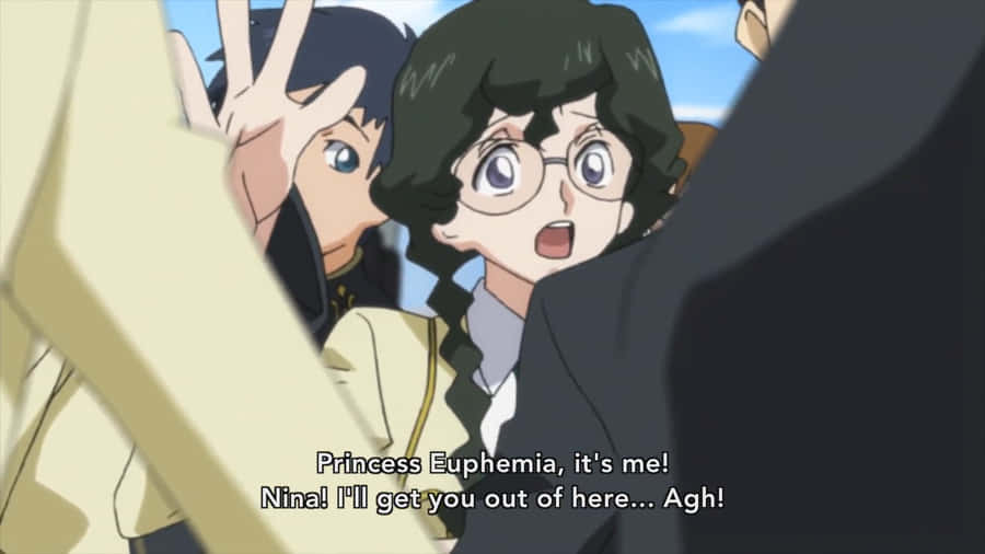 Intense Nina Einstein From Code Geass In High-quality Wallpaper Wallpaper