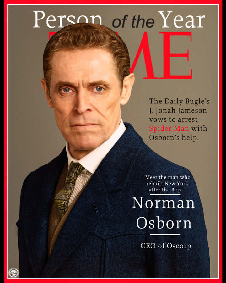 Intense Portrait Of Norman Osborn In Comics Wallpaper