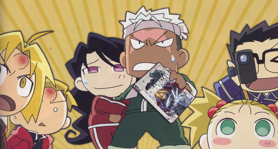 Intense Scar From Fullmetal Alchemist Wallpaper