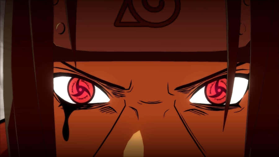 Intense_ Sharingan_ Glare_ Anime_ Character Wallpaper