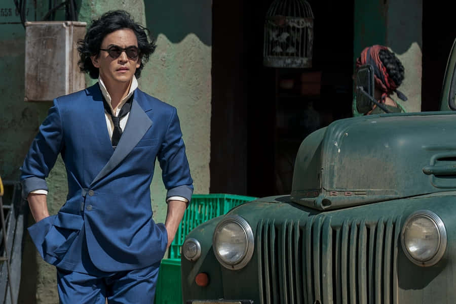 Intense Stare Of Spike Spiegel Wallpaper