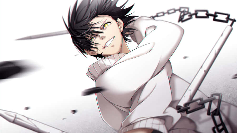 Intense Toji Fushiguro Illustration Wallpaper