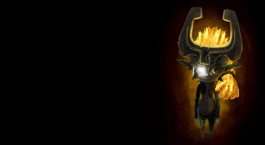 Intense Twilight Princess Midna From The Legend Of Zelda Game Wallpaper