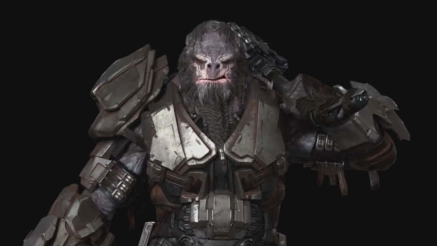 Intimidating Atriox Ready For Battle Wallpaper