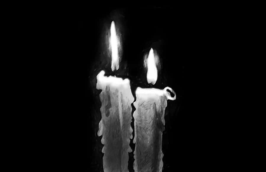 Intricate Charcoal Drawing Of A Majestic Stag Wallpaper