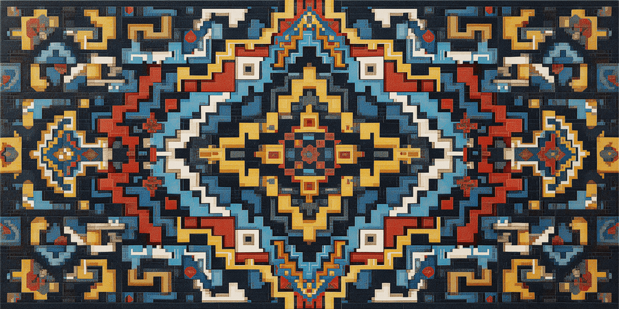 Intricate Colorful Carpet Wallpaper