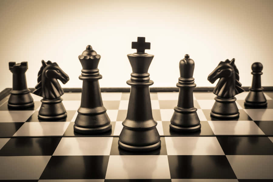 Intricate Pattern Of Chessboard Wallpaper