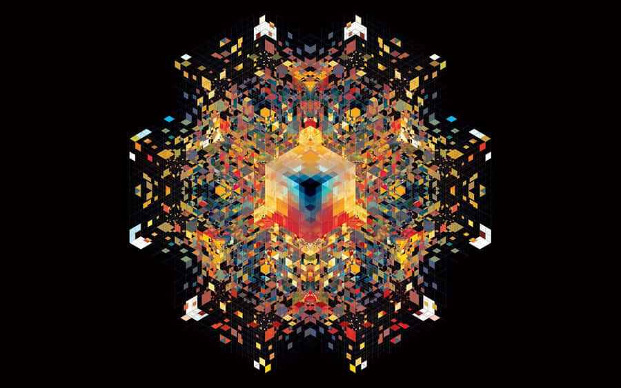 Intricate Sacred Geometry Design Wallpaper