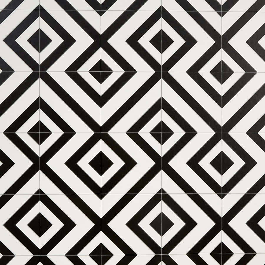 Intriguing Black And White Geometric Wallpaper Wallpaper