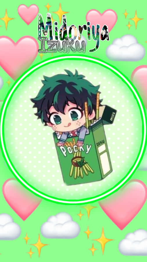 Introducing Baby Deku, An Adorable And Courageous Hero Bursting With Youthful Enthusiasm Wallpaper