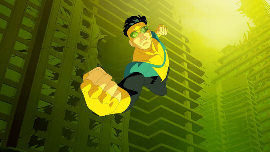 Invincible Variant Battle Scene Wallpaper