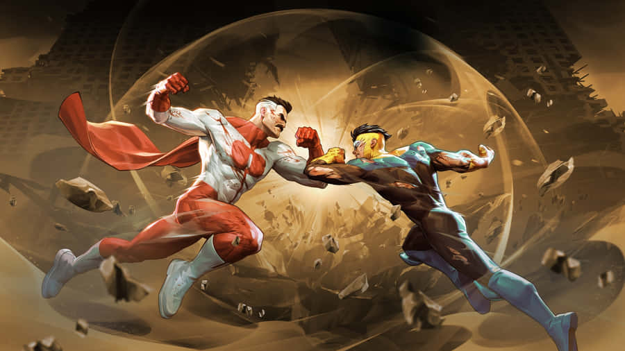 Invincible War Epic Battle Wallpaper