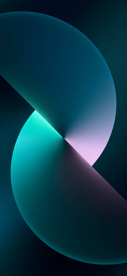 Ios 13 Geometric Aesthetic Abstract Wallpaper