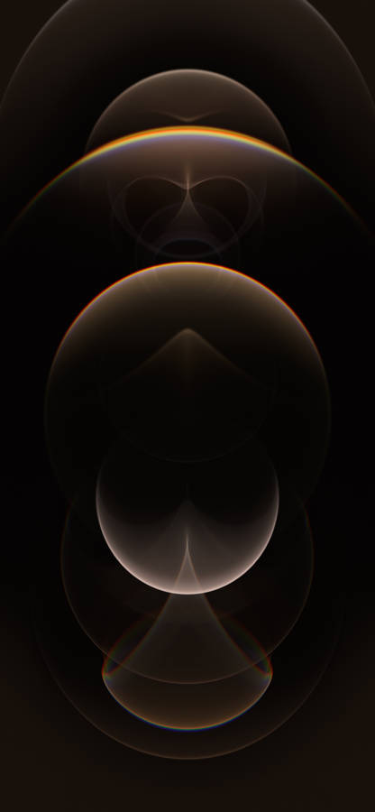 Iphone 12 Stock Brown Ovals Wallpaper