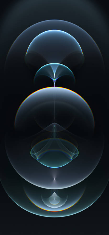 Iphone 12 Stock White Ovals Wallpaper