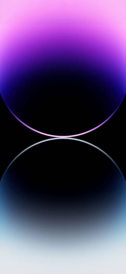Iphone 14 Ring Line In Dark Wallpaper