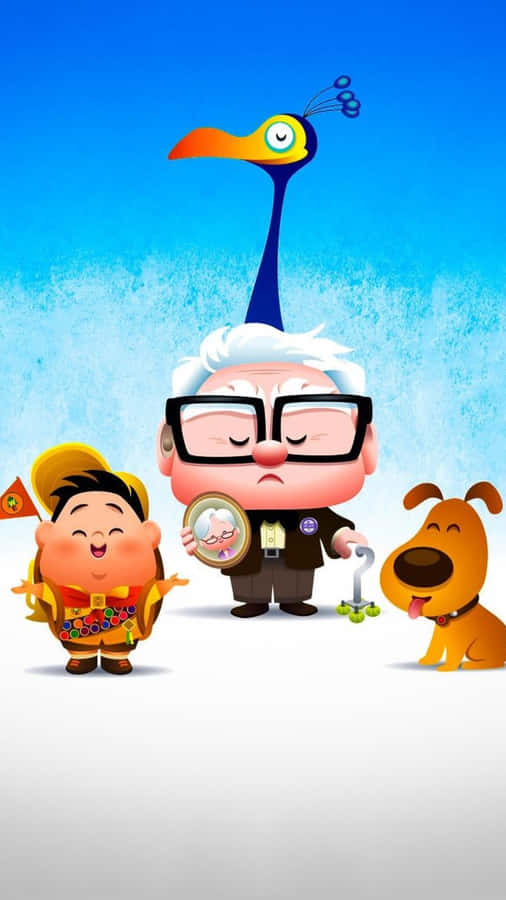 Iphone 7 Disney Up Characters Wallpaper