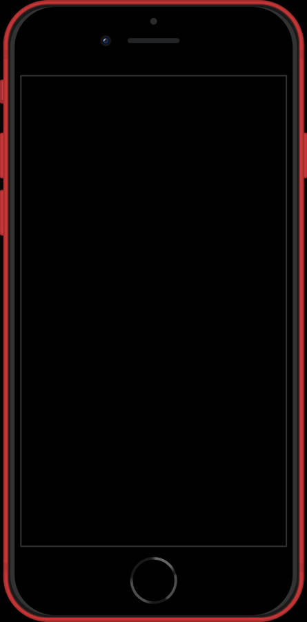 Iphone 8 Red Front Wallpaper