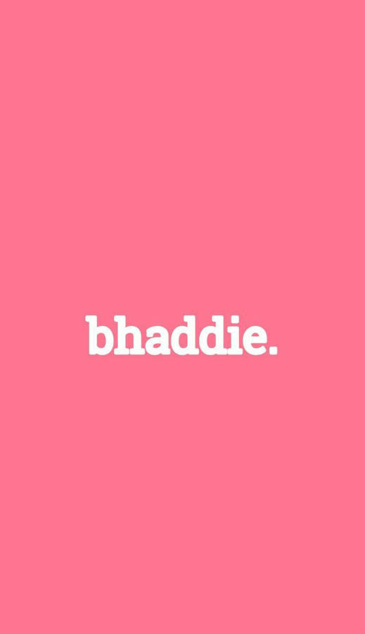 Iphone Baddie Minimalist Pink Wallpaper